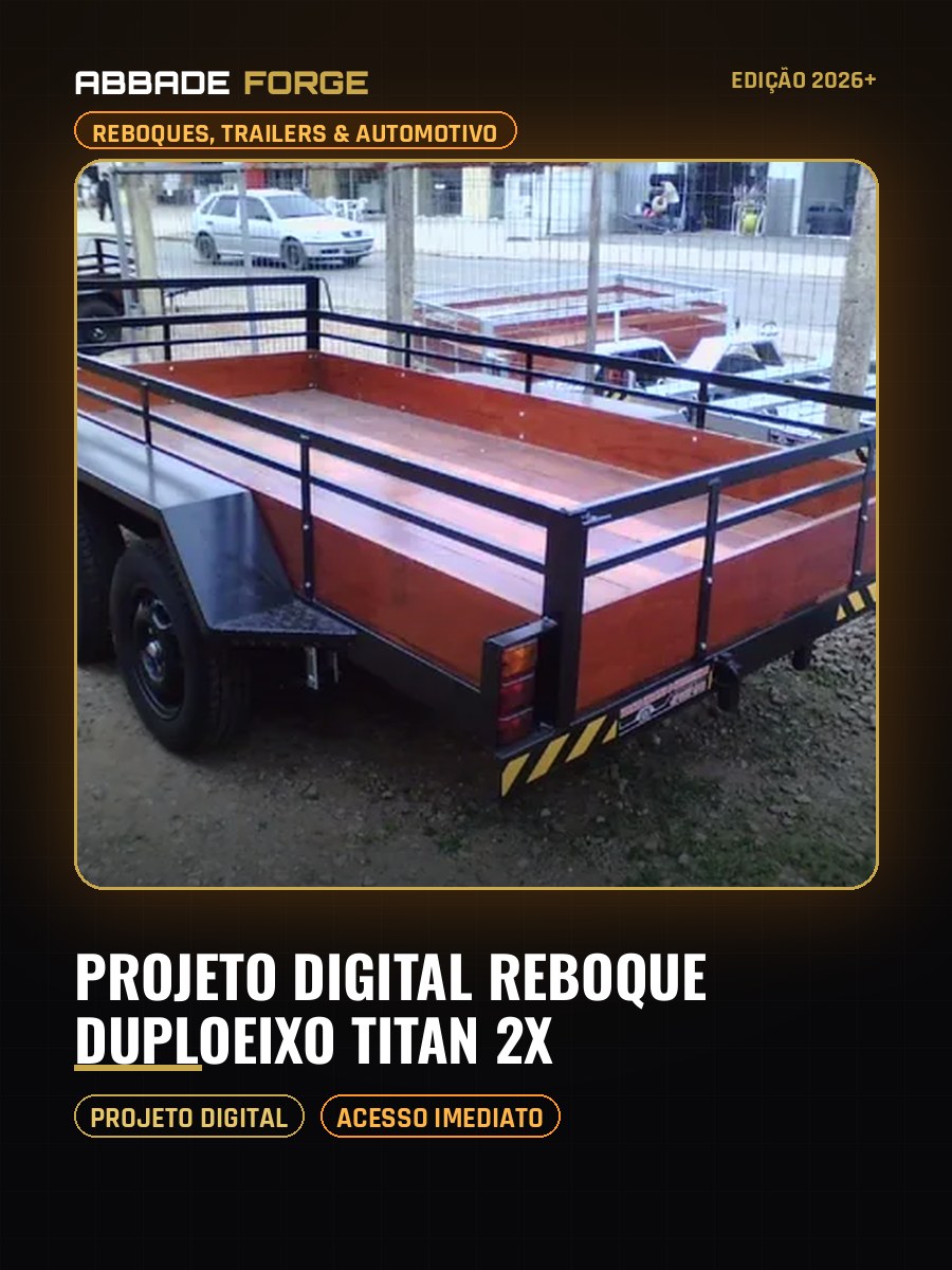 Projeto Digital Reboque DuploEixo Titan 2X