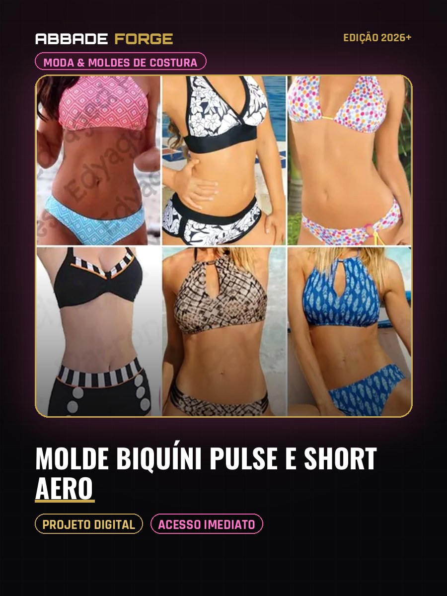 Molde Biquíni Pulse e Short Aero