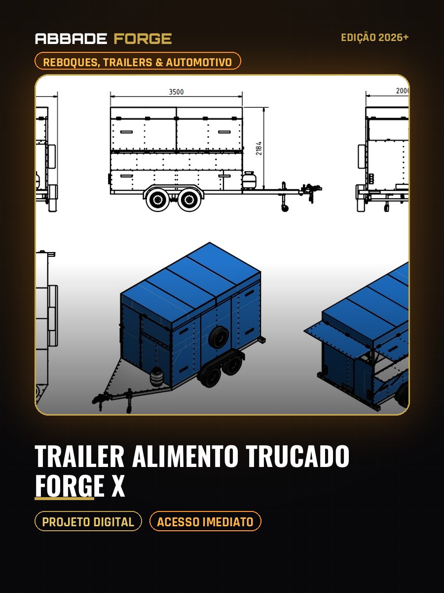 Trailer Alimento Trucado Forge X