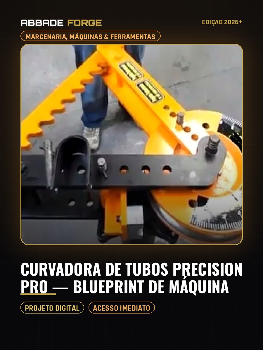 Curvadora de Tubos Precision Pro — Blueprint de Máquina