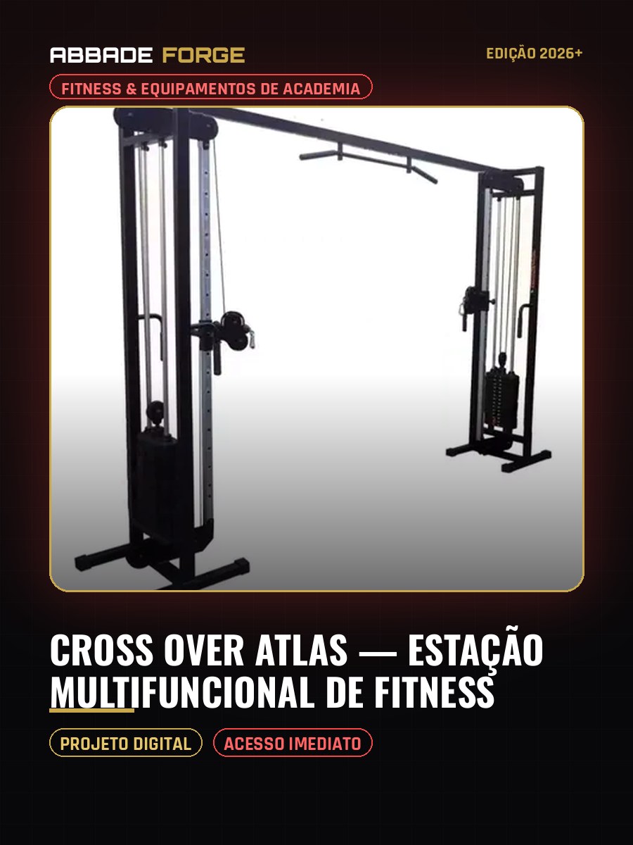 Cross Over Atlas — Estação Multifuncional de Fitness